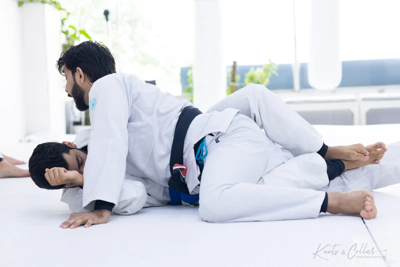 A jiu-jitsu session at Knots & Collar, Defence Colony, New Delhi