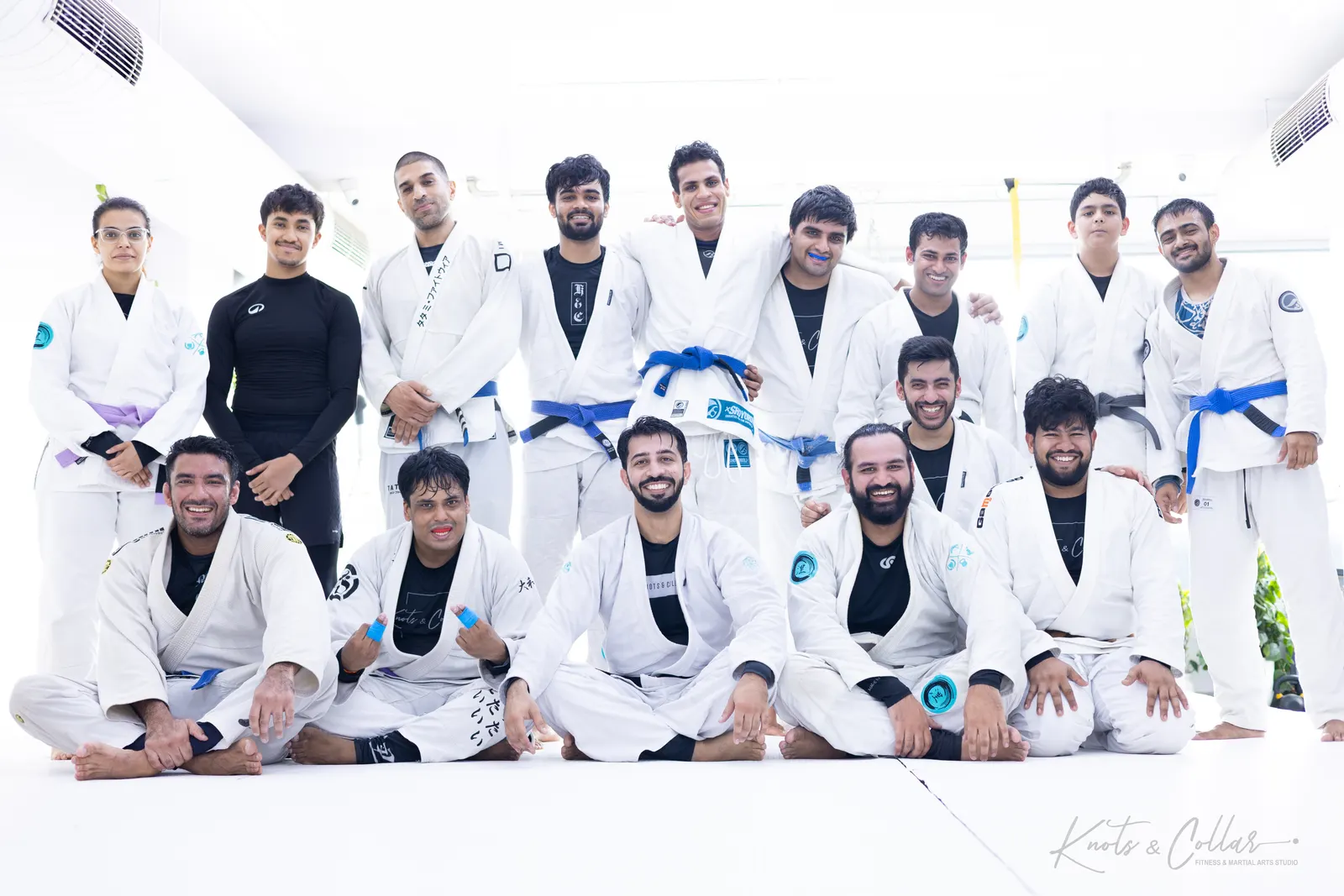 A jiu-jitsu session at Knots & Collar, Defence Colony, New Delhi