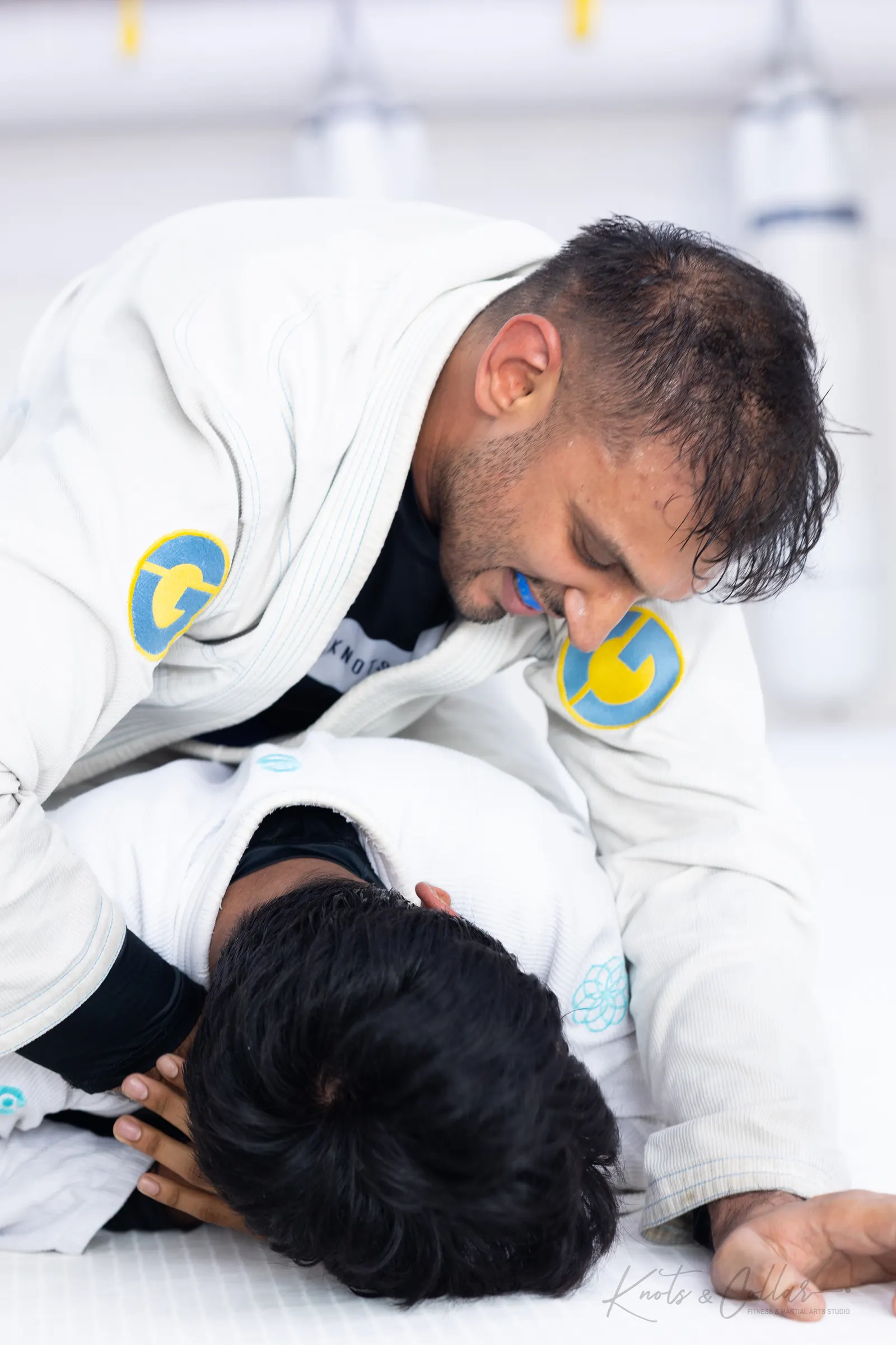 On the mat at Knots & Collar, the Brazilian Jiu-Jitsu studio in Defence Colony, New Delhi