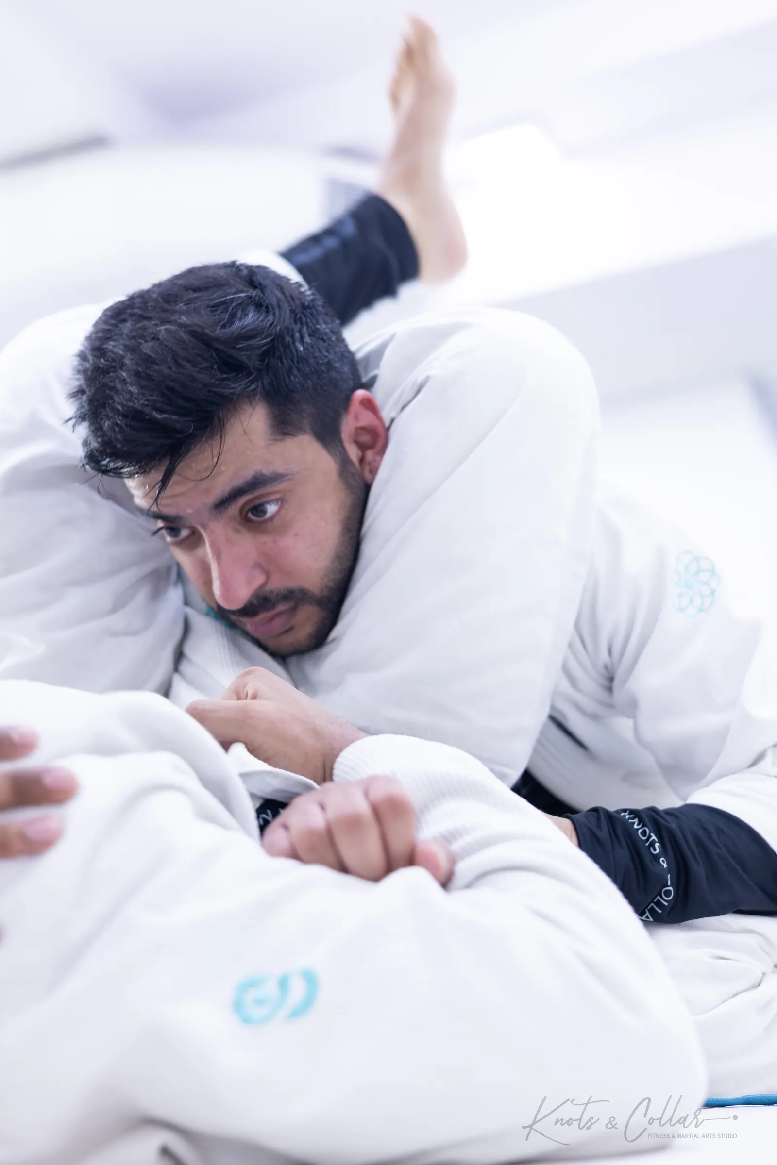 A jiu-jitsu session at Knots & Collar, Defence Colony, New Delhi