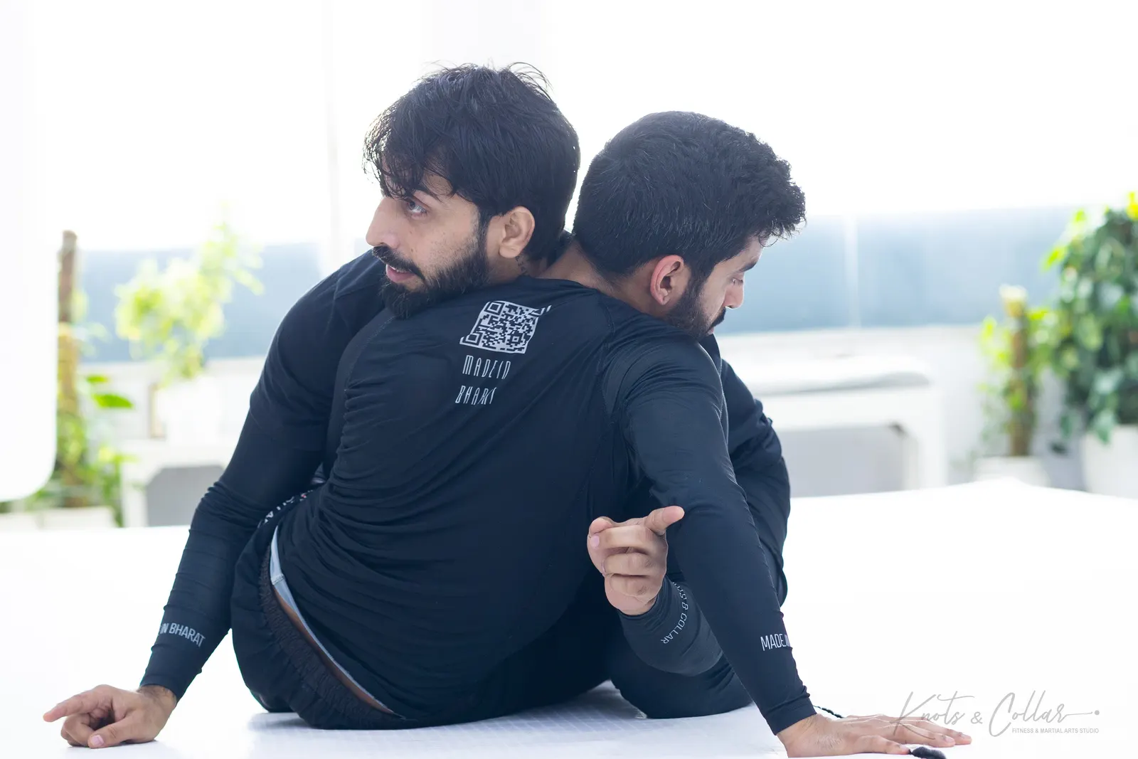 A jiu-jitsu session at Knots & Collar, Defence Colony, New Delhi