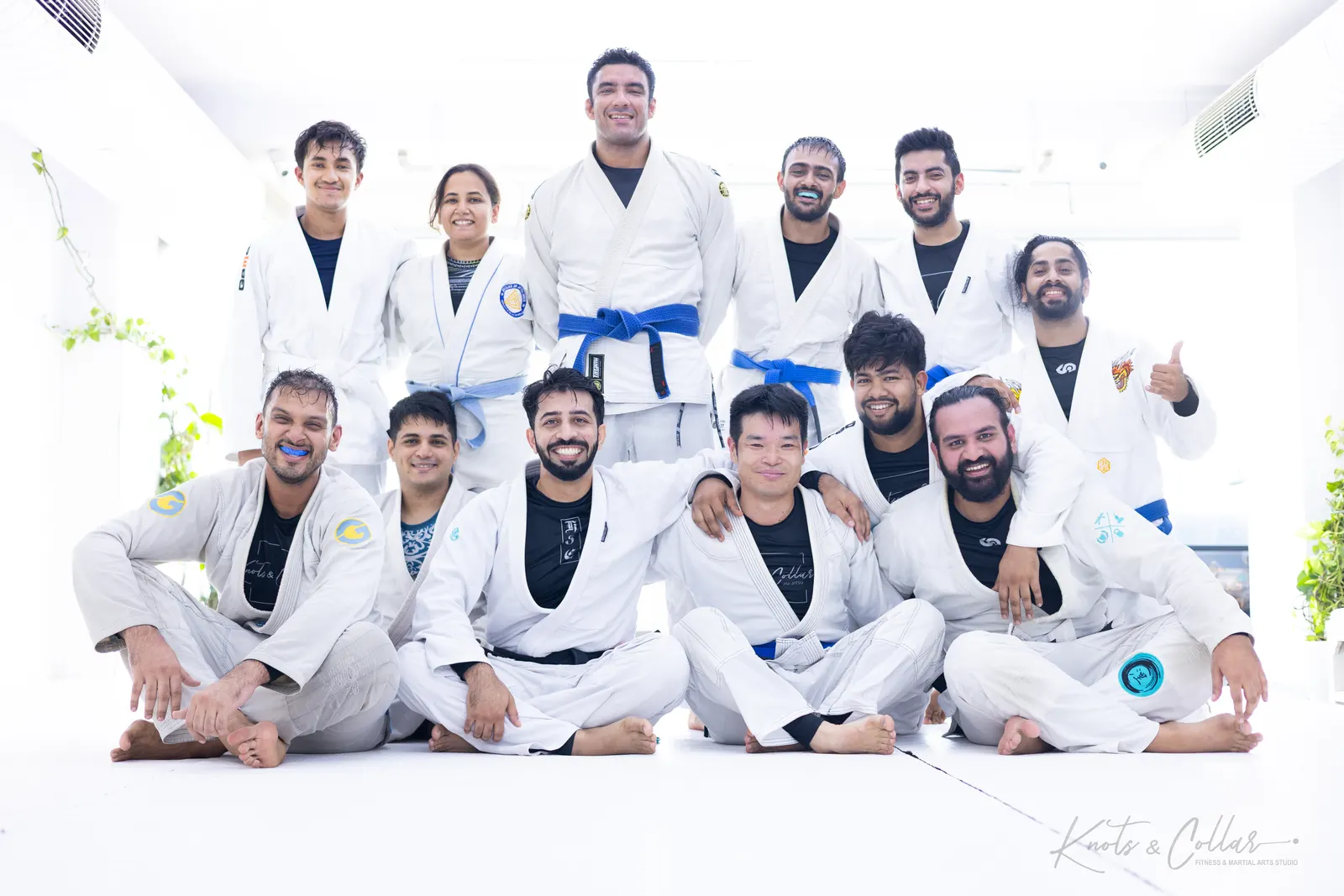 A jiu-jitsu session at Knots & Collar, Defence Colony, New Delhi