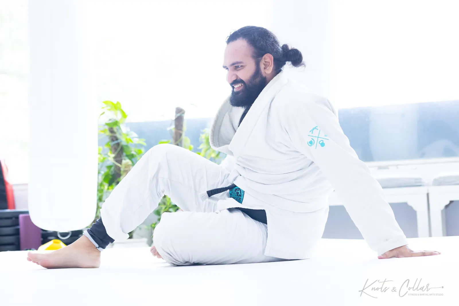 A Brazilian Jiu-Jitsu class at Knots & Collar, Defence Colony, New Delhi