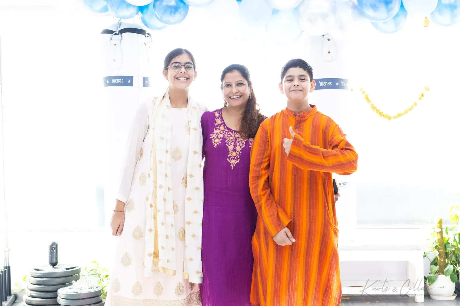 The studio's Diwali celebration at Knots & Collar, Defence Colony, New Delhi, India