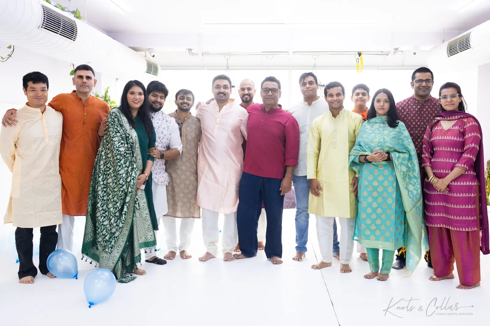 The studio's Diwali celebration at Knots & Collar, Defence Colony, New Delhi, India