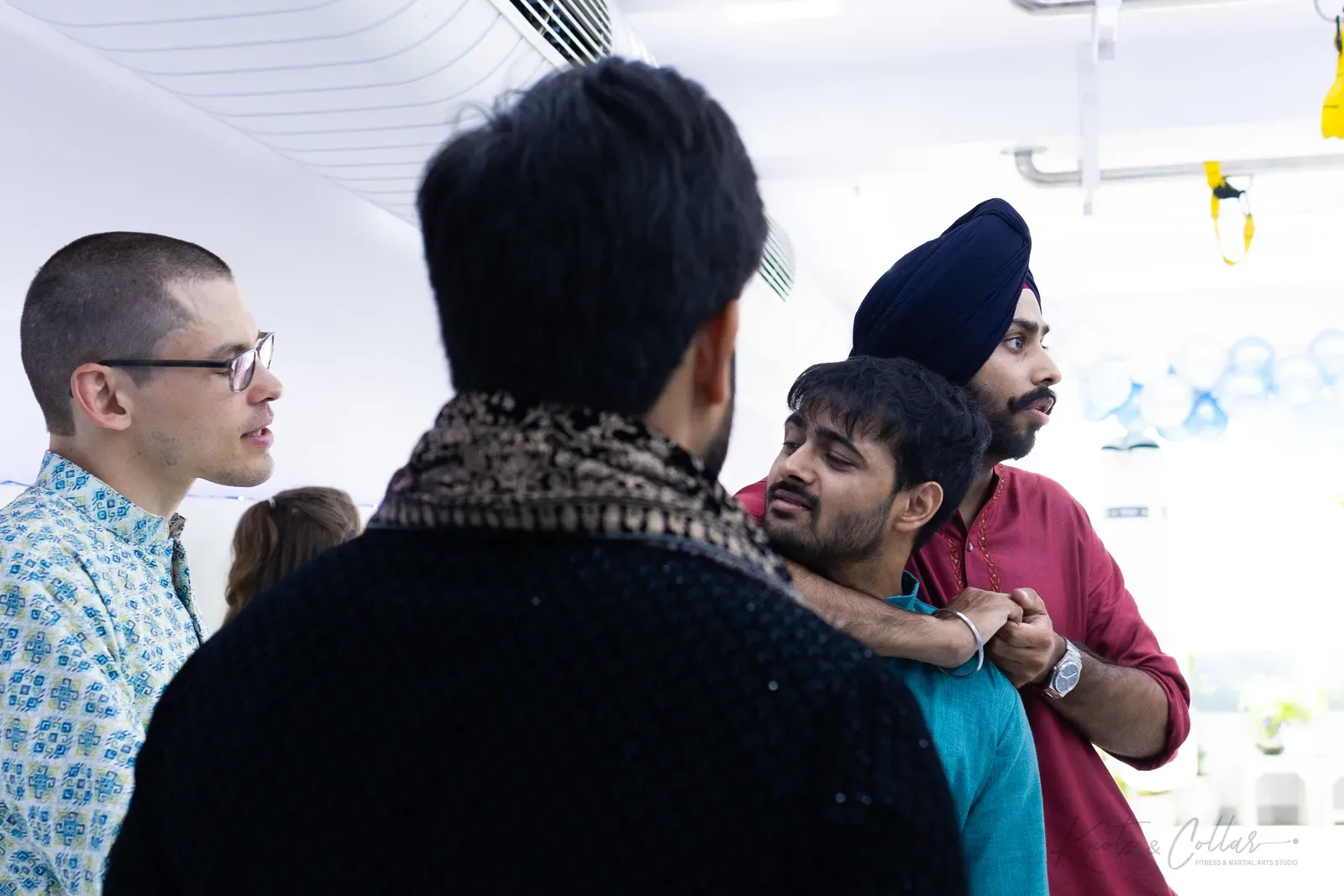 The studio's Diwali celebration at Knots & Collar, Defence Colony, New Delhi, India