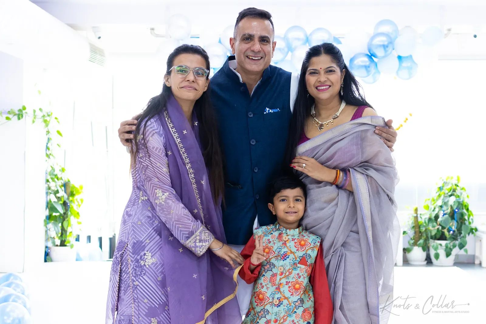 The studio's Diwali celebration at Knots & Collar, Defence Colony, New Delhi, India