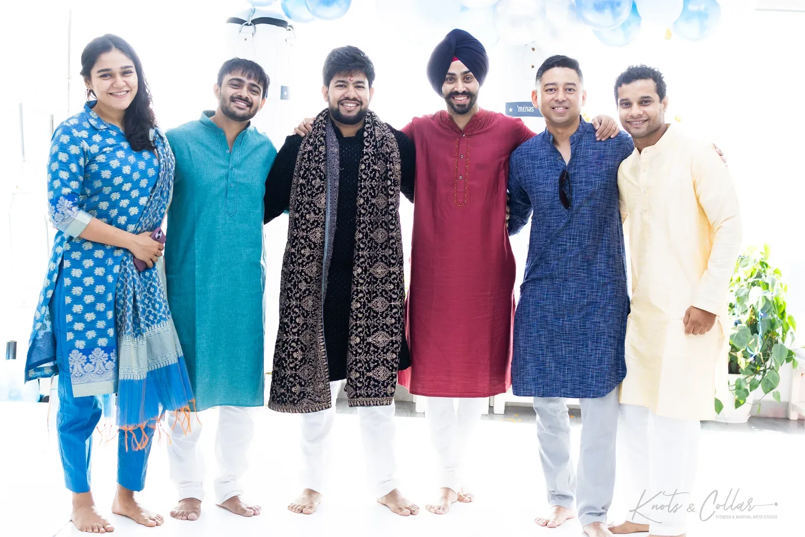 The studio's Diwali celebration at Knots & Collar, Defence Colony, New Delhi, India
