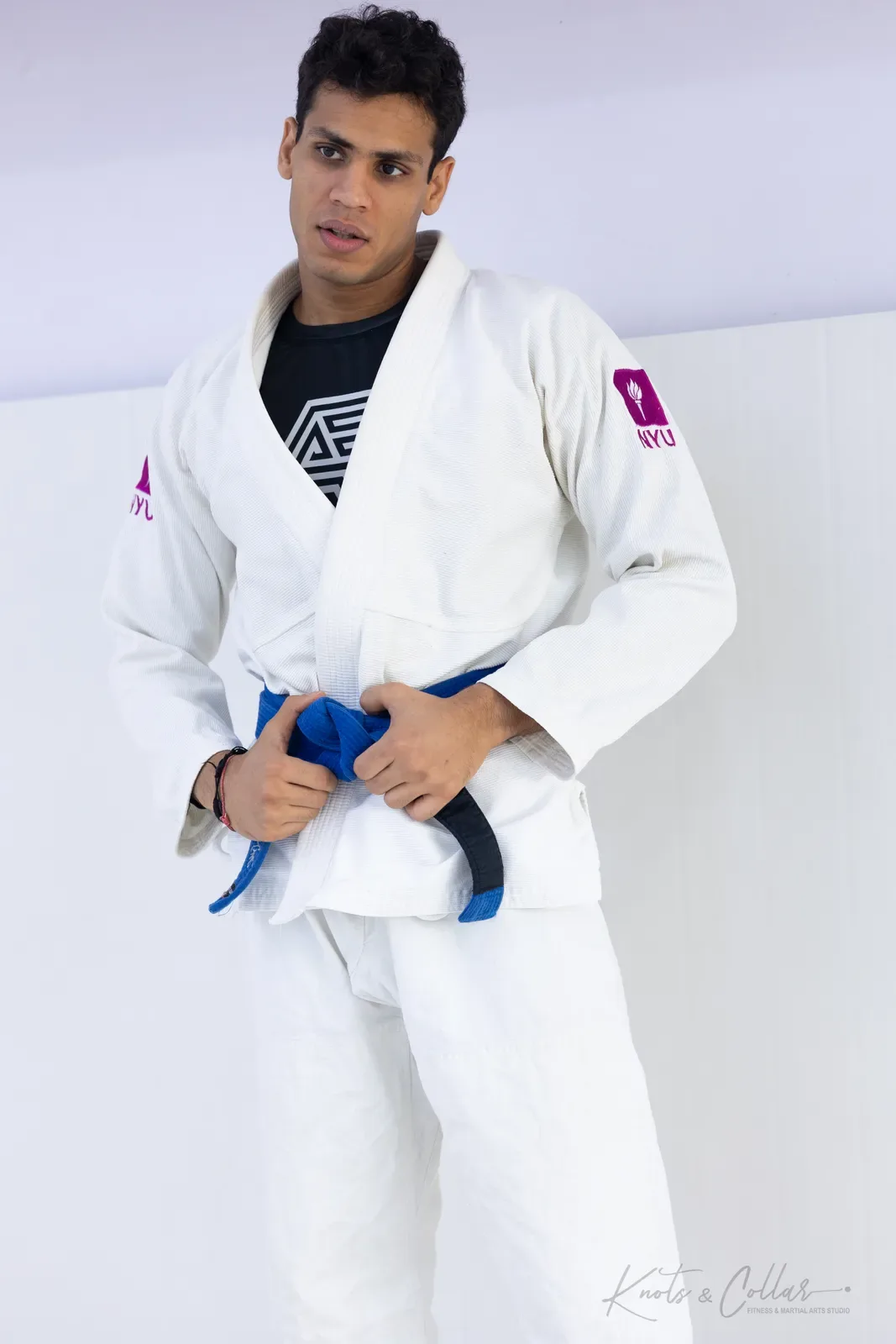 Gi grappling practice at Knots & Collar, Defence Colony, New Delhi, India