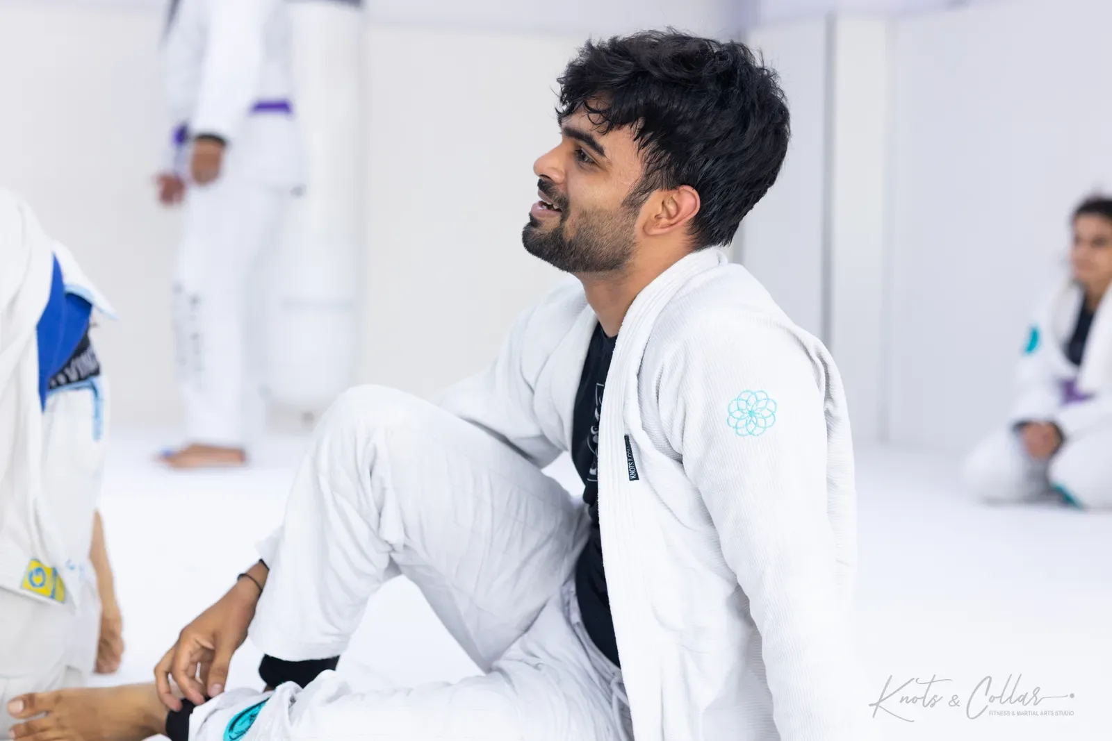 Gi grappling practice at Knots & Collar, Defence Colony, New Delhi, India