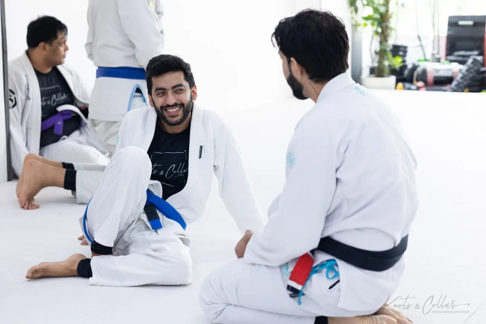A gi jiu-jitsu class at Knots & Collar, Defence Colony, New Delhi, India