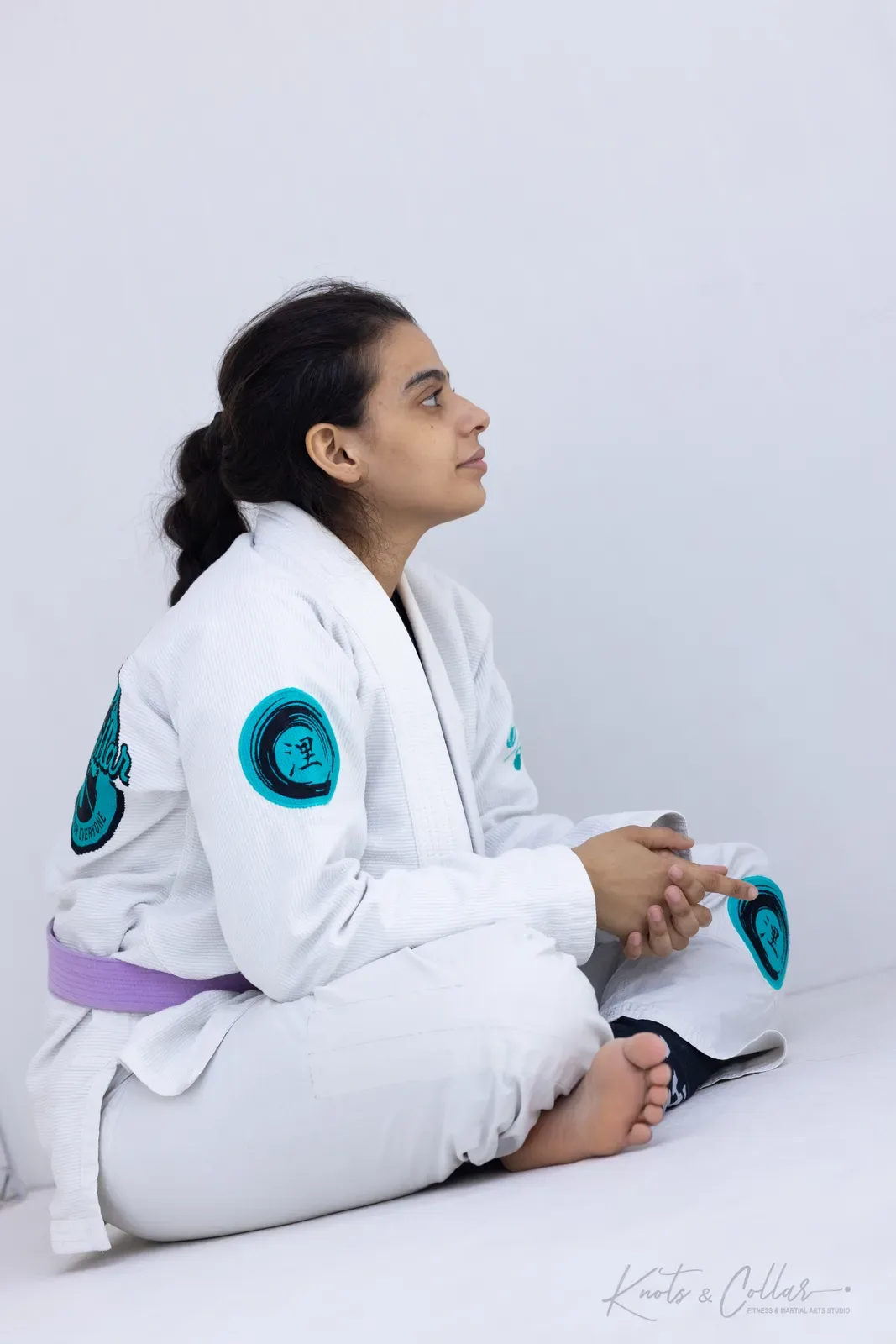 Rolling in the gi at Knots & Collar, Defence Colony, New Delhi, India