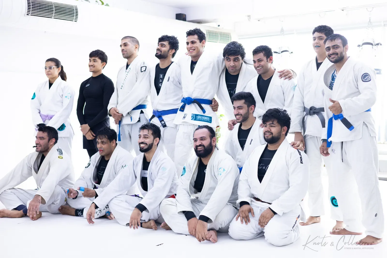 Gi Brazilian Jiu-Jitsu training at Knots & Collar, Defence Colony, New Delhi, India