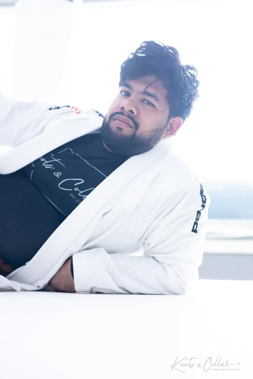 Gi grappling practice at Knots & Collar, Defence Colony, New Delhi, India