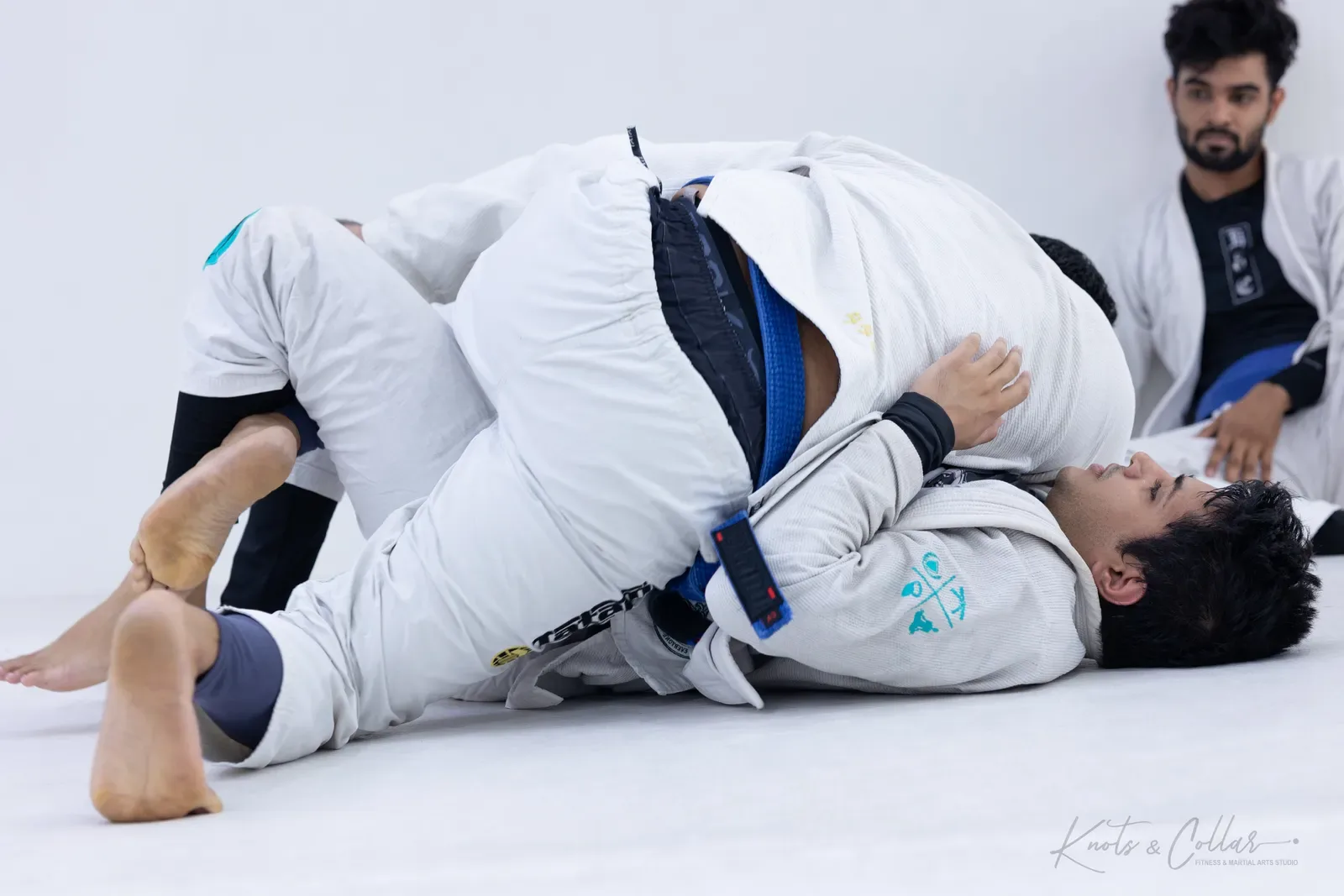 A gi jiu-jitsu class at Knots & Collar, Defence Colony, New Delhi, India