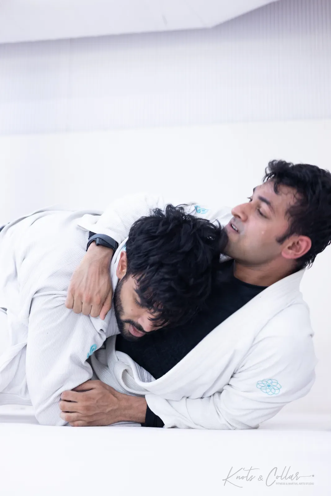 A gi jiu-jitsu class at Knots & Collar, Defence Colony, New Delhi, India