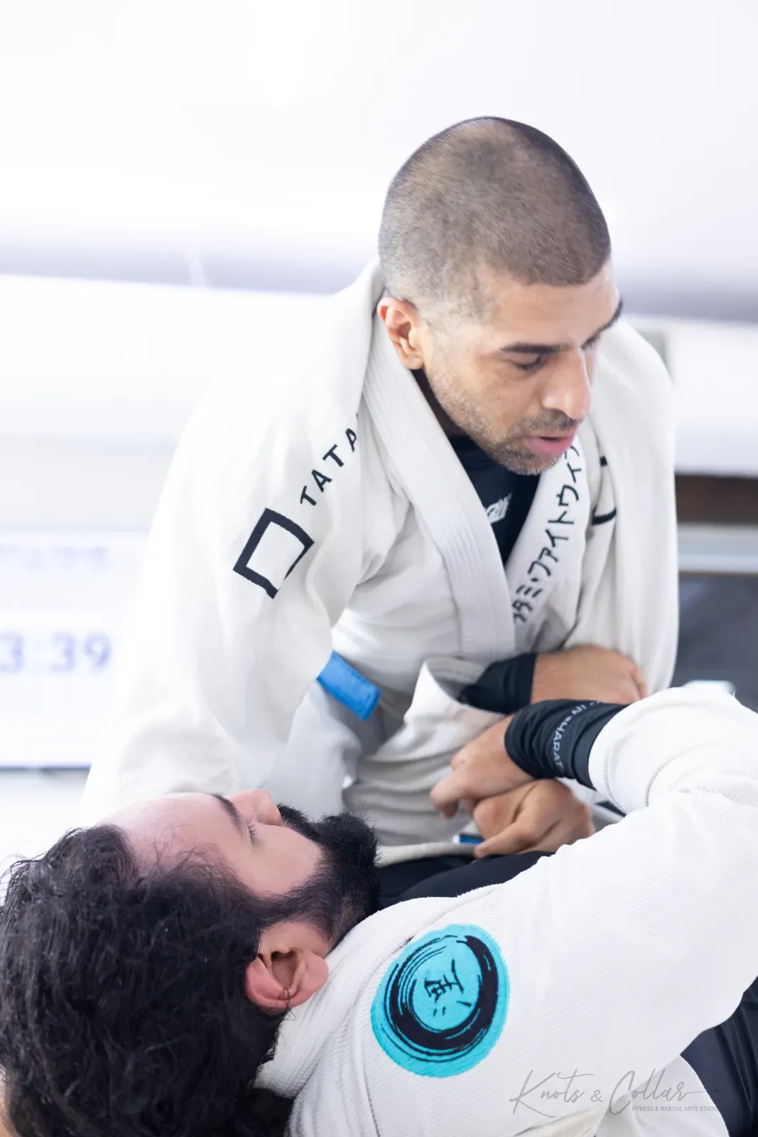 A gi jiu-jitsu class at Knots & Collar, Defence Colony, New Delhi, India
