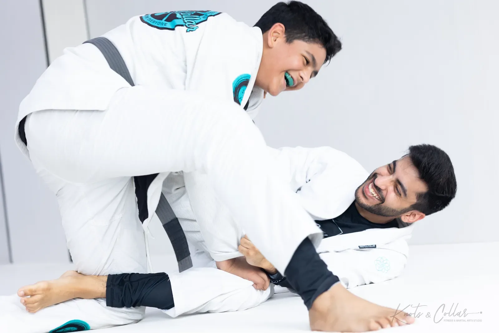 A gi jiu-jitsu class at Knots & Collar, Defence Colony, New Delhi, India