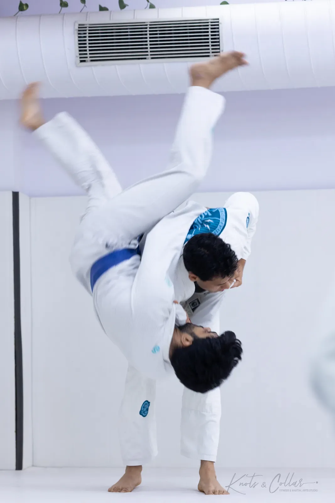 Gi Brazilian Jiu-Jitsu training at Knots & Collar, Defence Colony, New Delhi, India