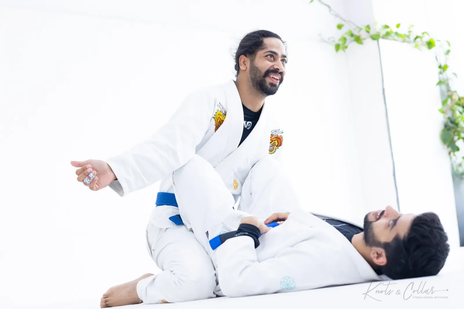 A gi jiu-jitsu class at Knots & Collar, Defence Colony, New Delhi, India