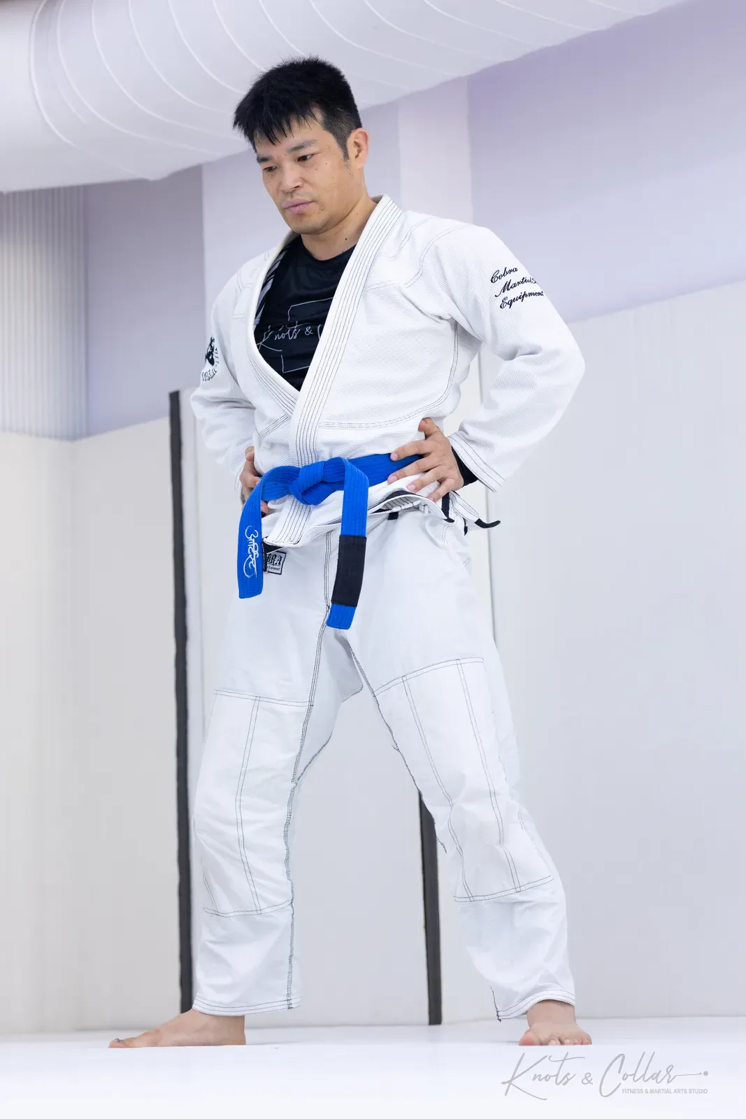 A gi jiu-jitsu class at Knots & Collar, Defence Colony, New Delhi, India