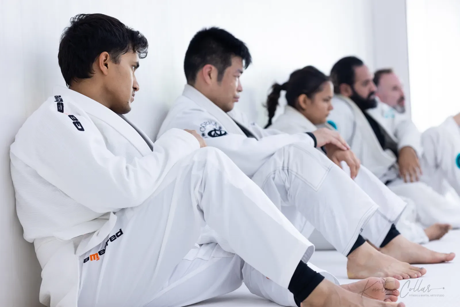 Rolling in the gi at Knots & Collar, Defence Colony, New Delhi, India