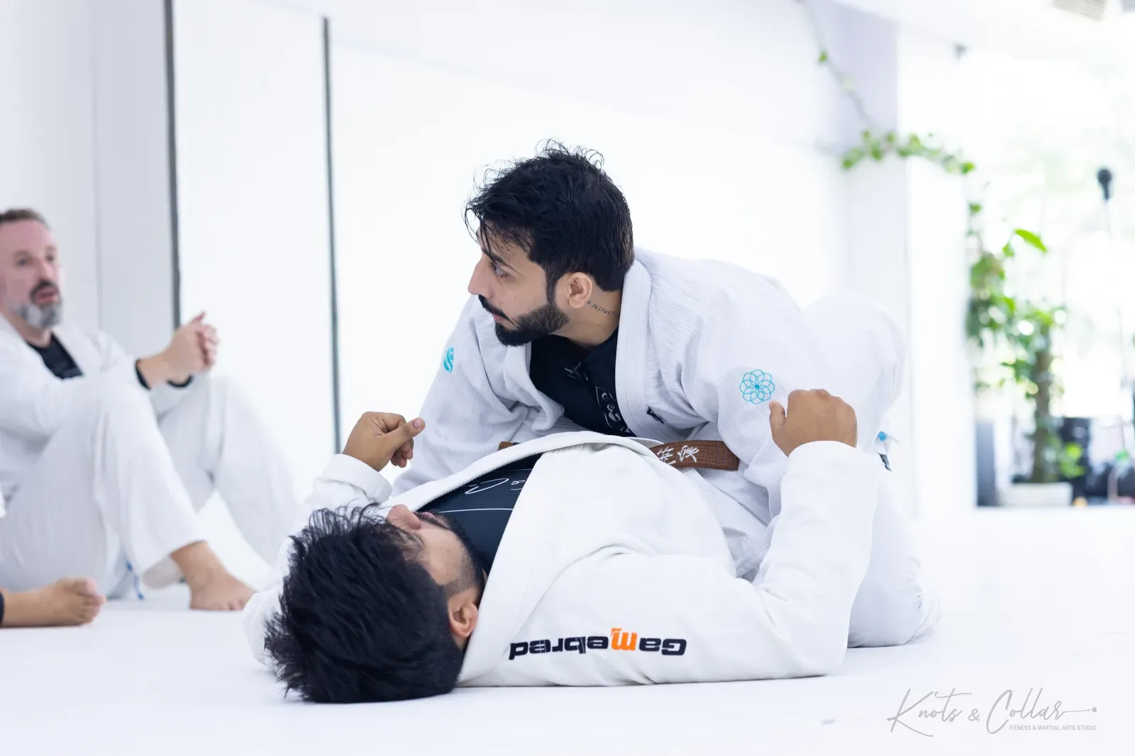 Gi grappling practice at Knots & Collar, Defence Colony, New Delhi, India