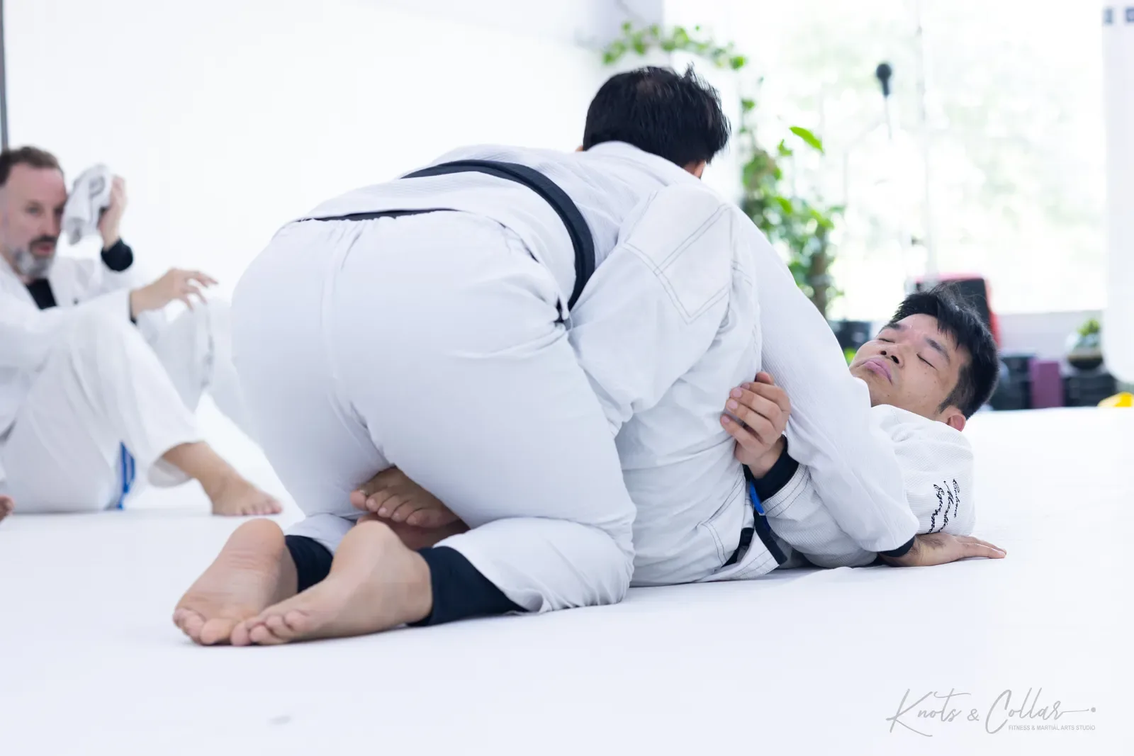 A gi jiu-jitsu class at Knots & Collar, Defence Colony, New Delhi, India