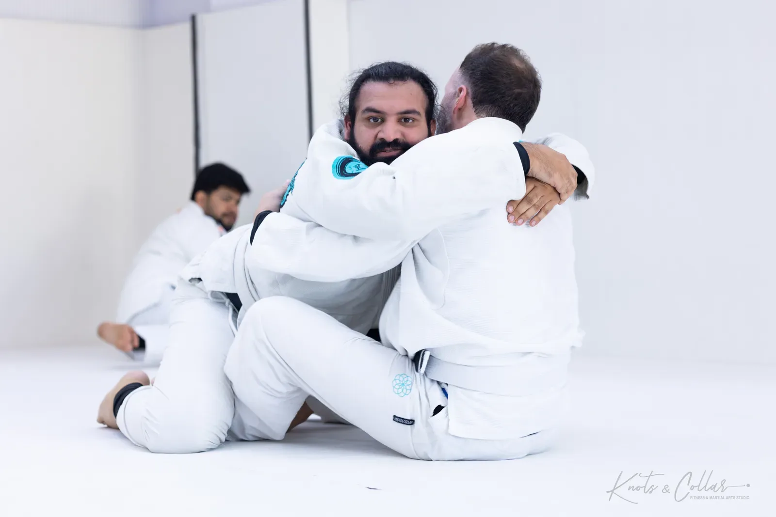Rolling in the gi at Knots & Collar, Defence Colony, New Delhi, India