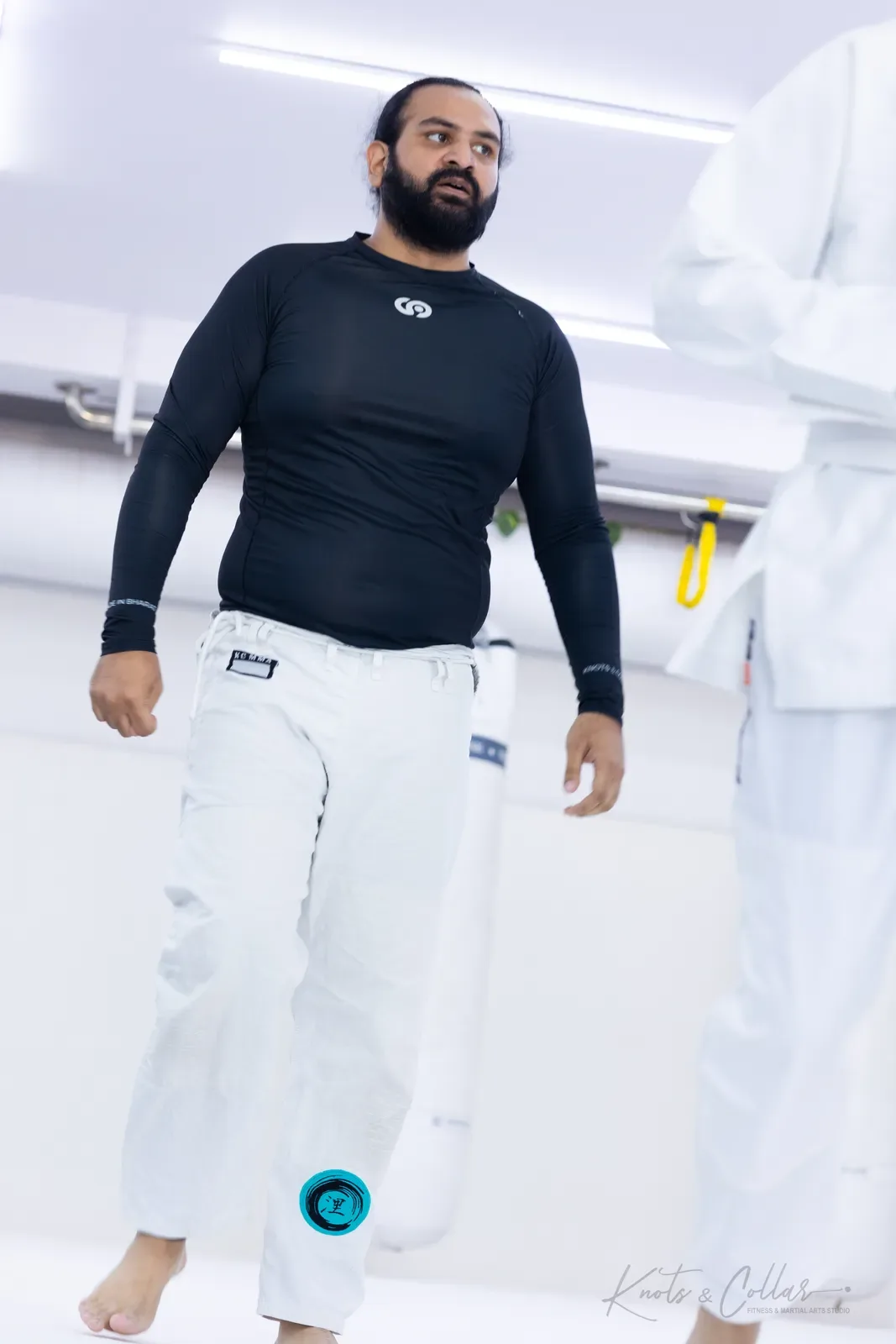 Gi Brazilian Jiu-Jitsu training at Knots & Collar, Defence Colony, New Delhi, India