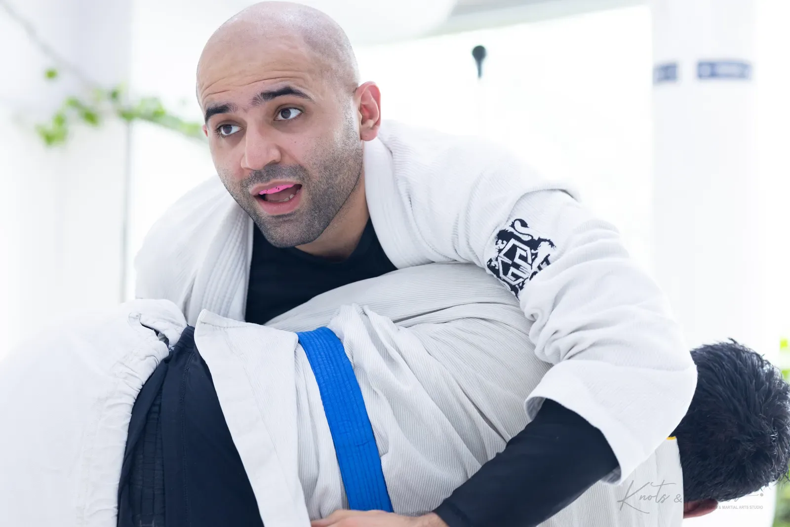 A gi jiu-jitsu class at Knots & Collar, Defence Colony, New Delhi, India