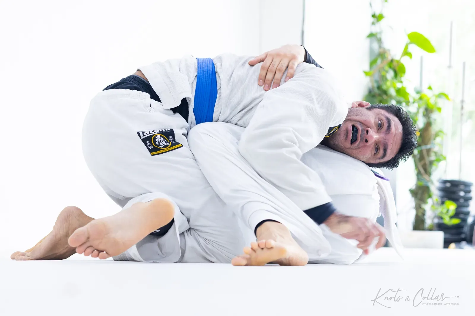 Gi Brazilian Jiu-Jitsu training at Knots & Collar, Defence Colony, New Delhi, India