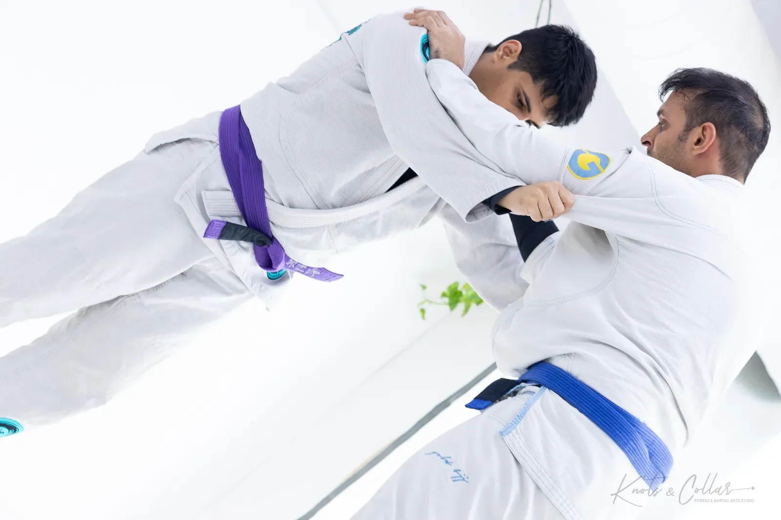 A gi jiu-jitsu class at Knots & Collar, Defence Colony, New Delhi, India