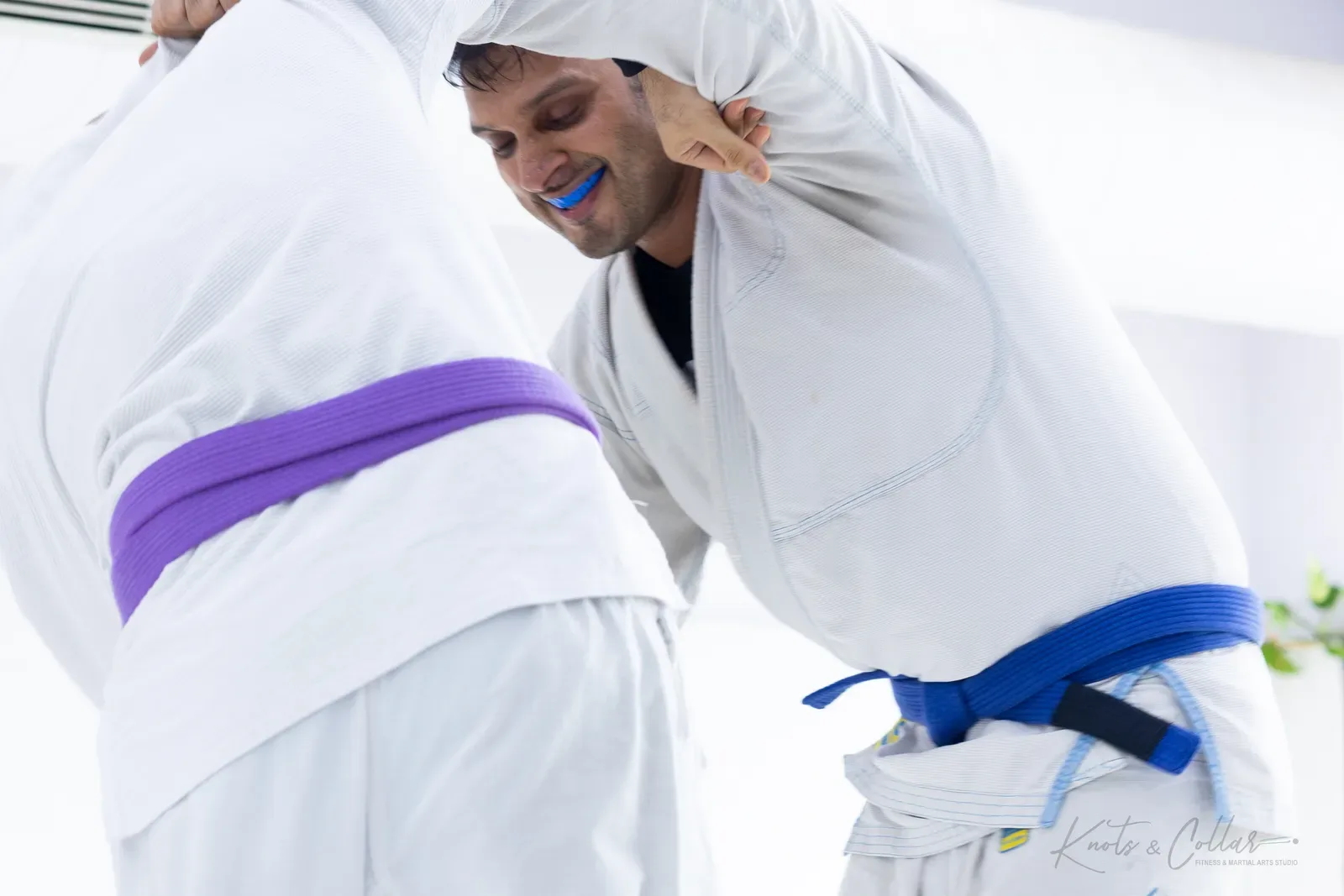 Gi Brazilian Jiu-Jitsu training at Knots & Collar, Defence Colony, New Delhi, India