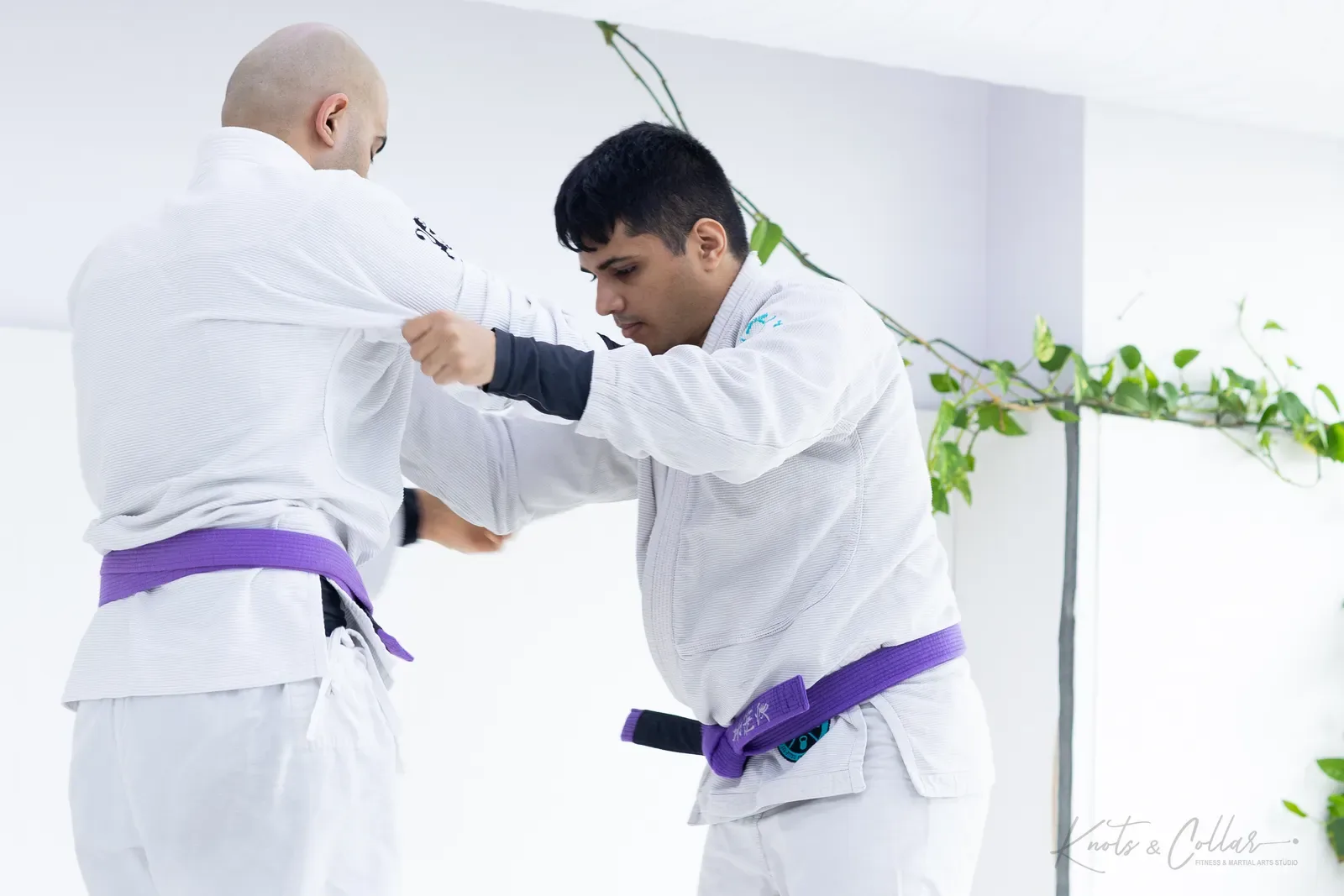 A gi jiu-jitsu class at Knots & Collar, Defence Colony, New Delhi, India