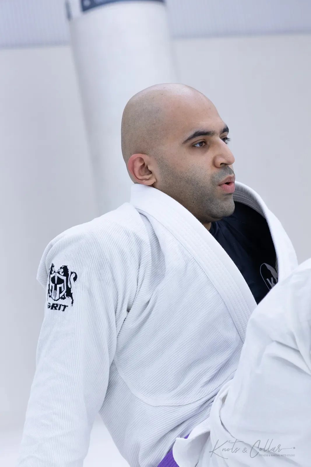 Gi grappling practice at Knots & Collar, Defence Colony, New Delhi, India