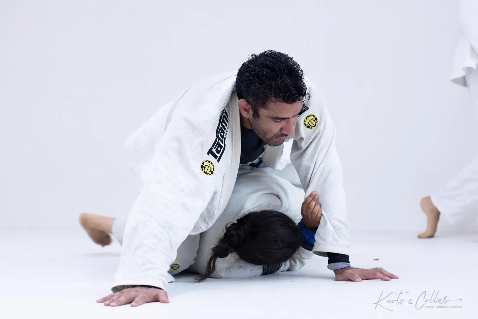 A gi jiu-jitsu class at Knots & Collar, Defence Colony, New Delhi, India