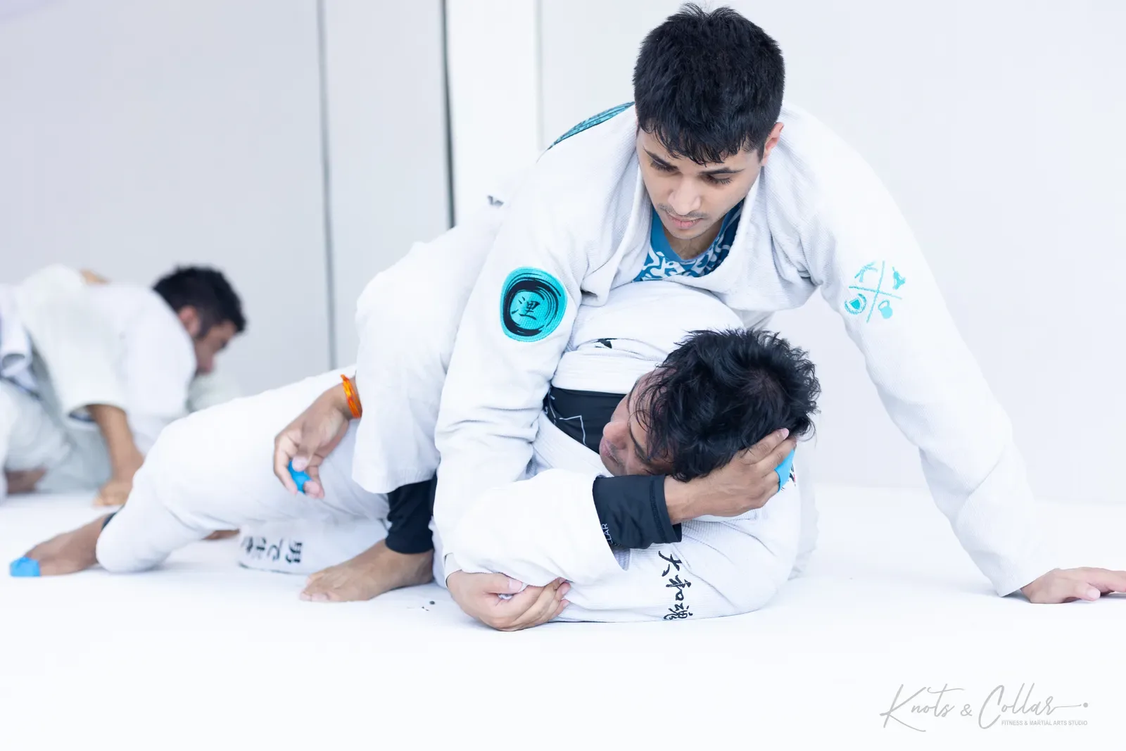 Gi grappling practice at Knots & Collar, Defence Colony, New Delhi, India