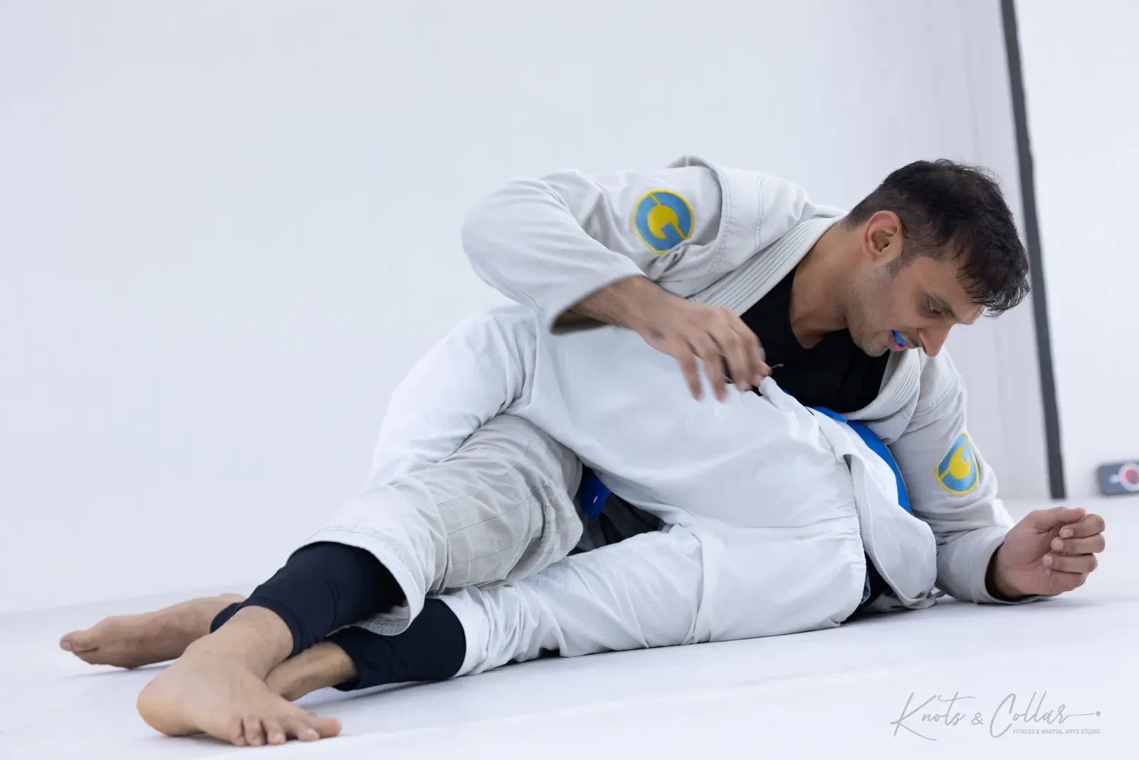 Gi Brazilian Jiu-Jitsu training at Knots & Collar, Defence Colony, New Delhi, India