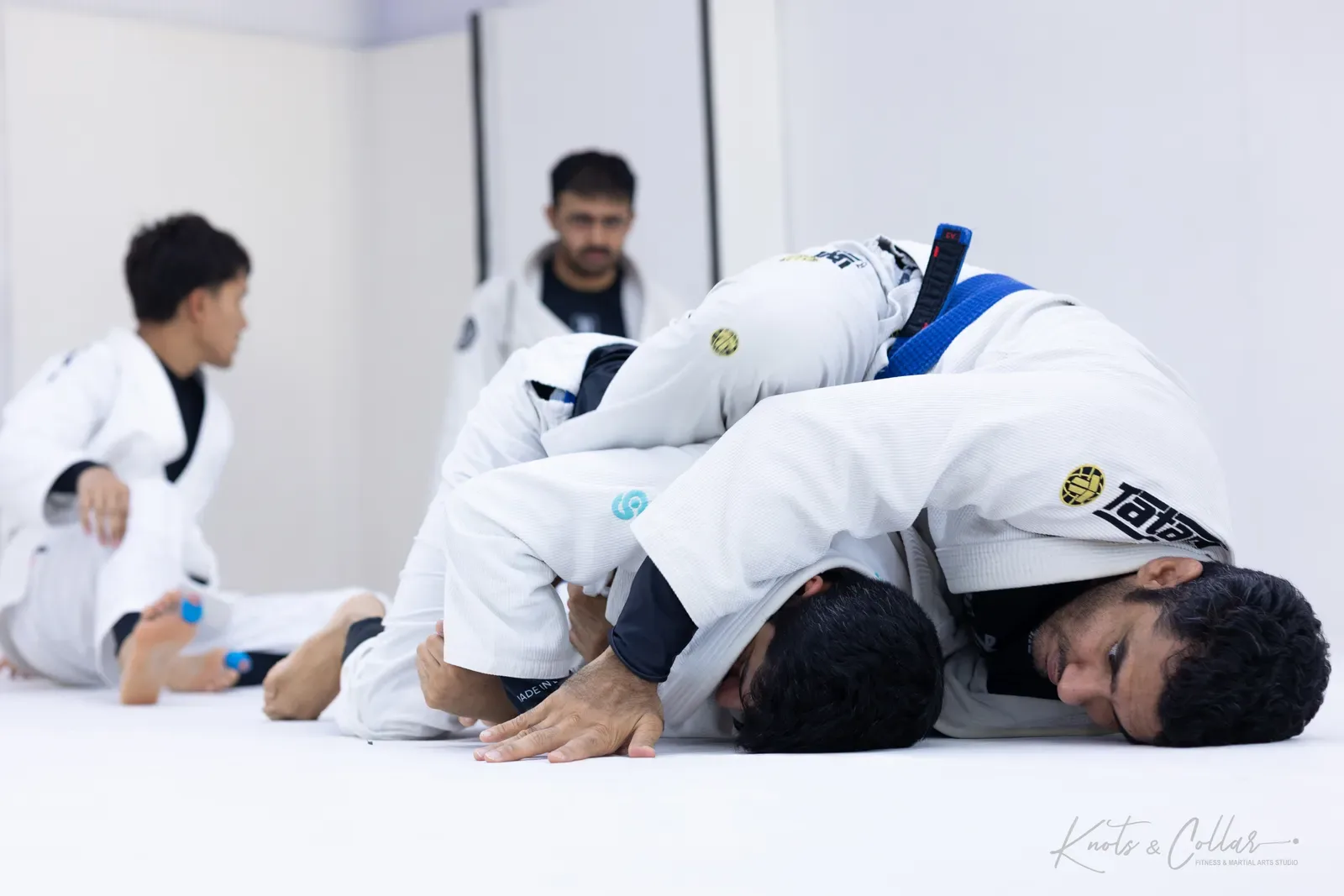 A gi jiu-jitsu class at Knots & Collar, Defence Colony, New Delhi, India