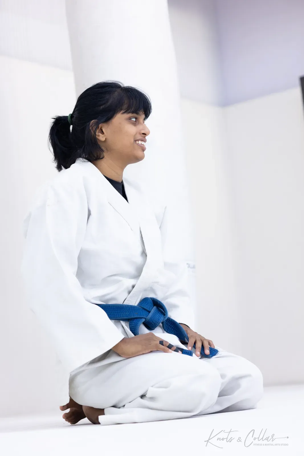 Gi grappling practice at Knots & Collar, Defence Colony, New Delhi, India