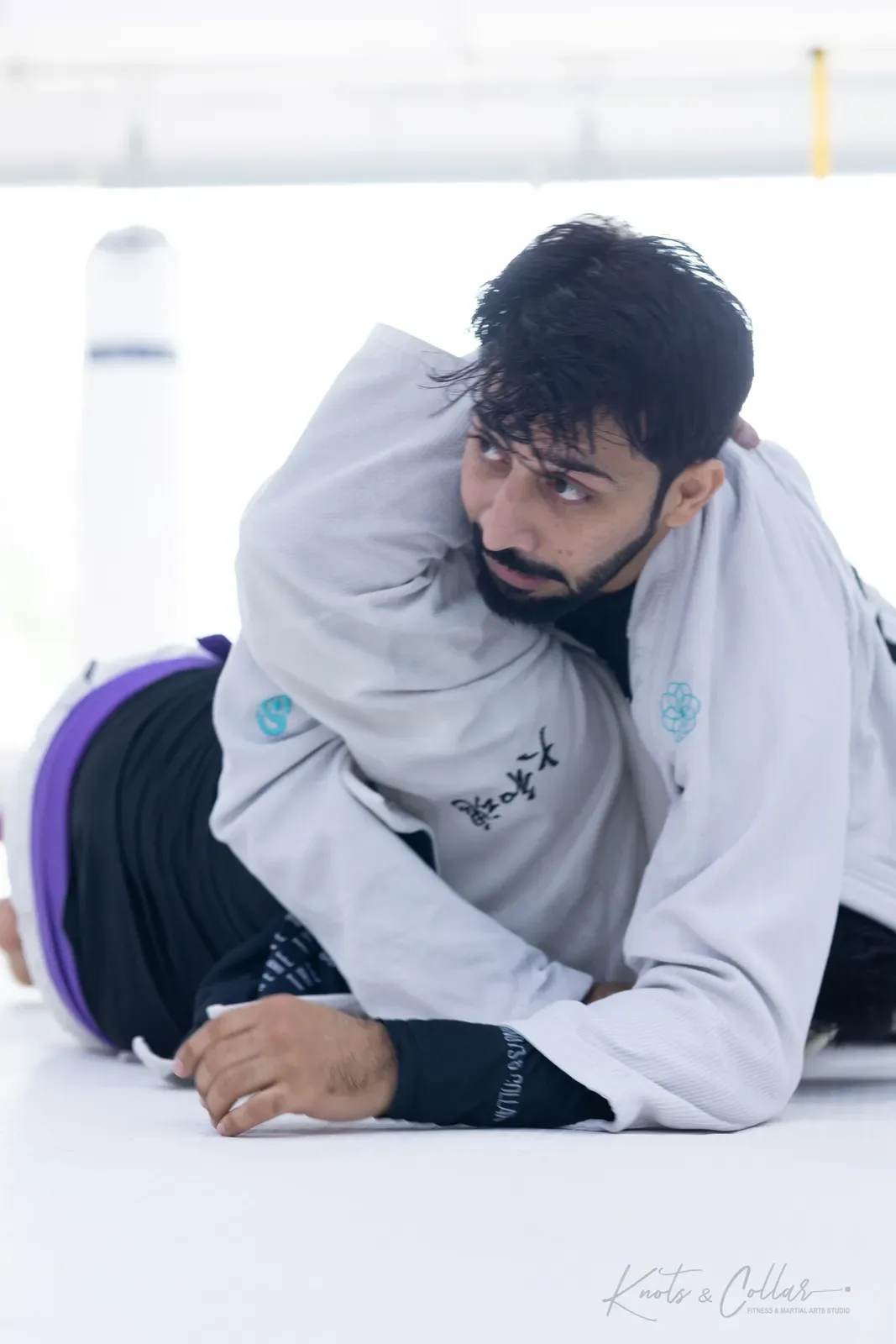Gi Brazilian Jiu-Jitsu training at Knots & Collar, Defence Colony, New Delhi, India