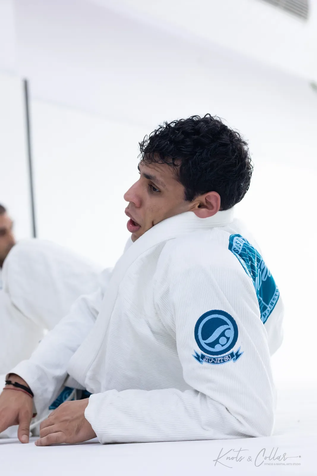 Gi grappling practice at Knots & Collar, Defence Colony, New Delhi, India