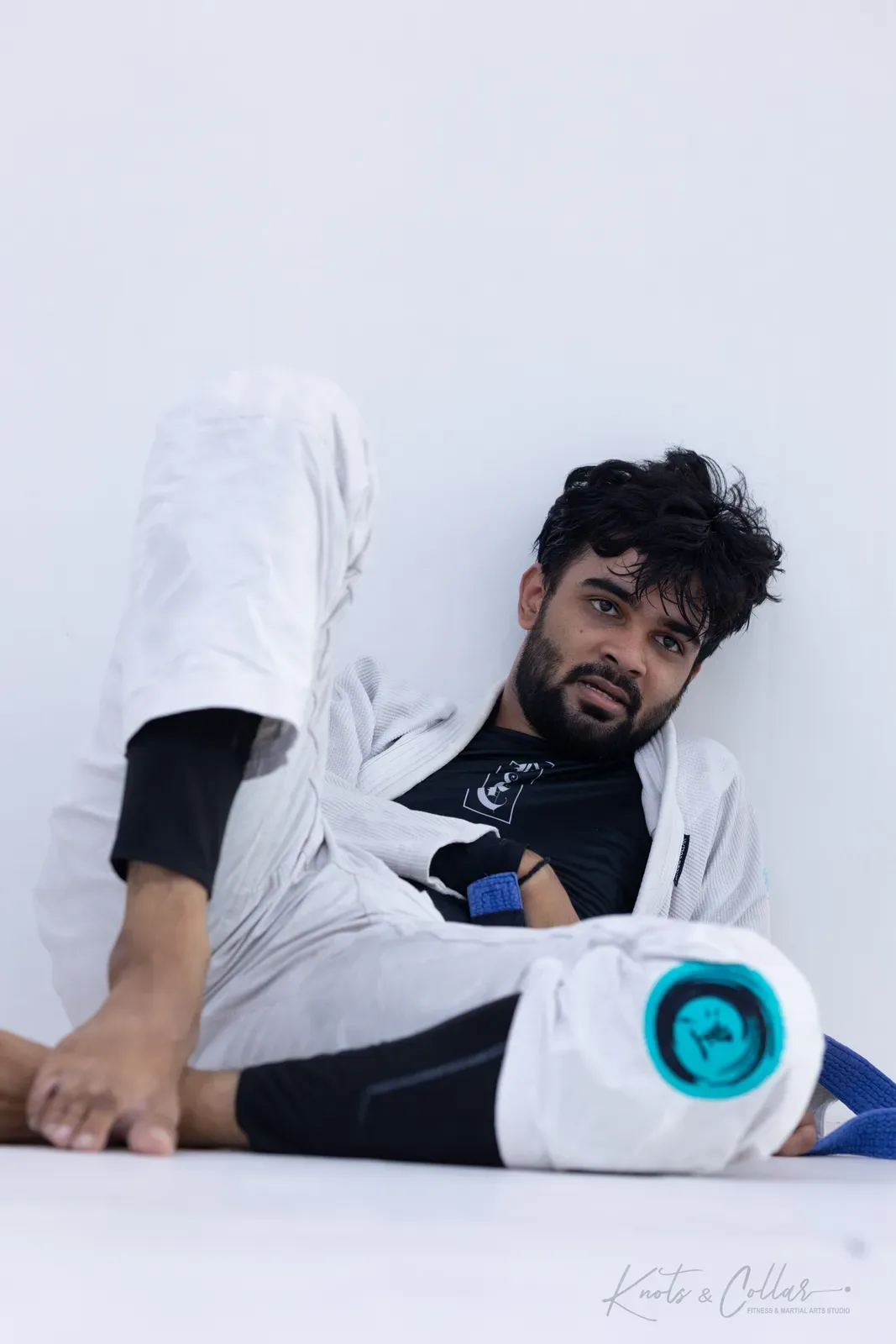 A gi jiu-jitsu class at Knots & Collar, Defence Colony, New Delhi, India