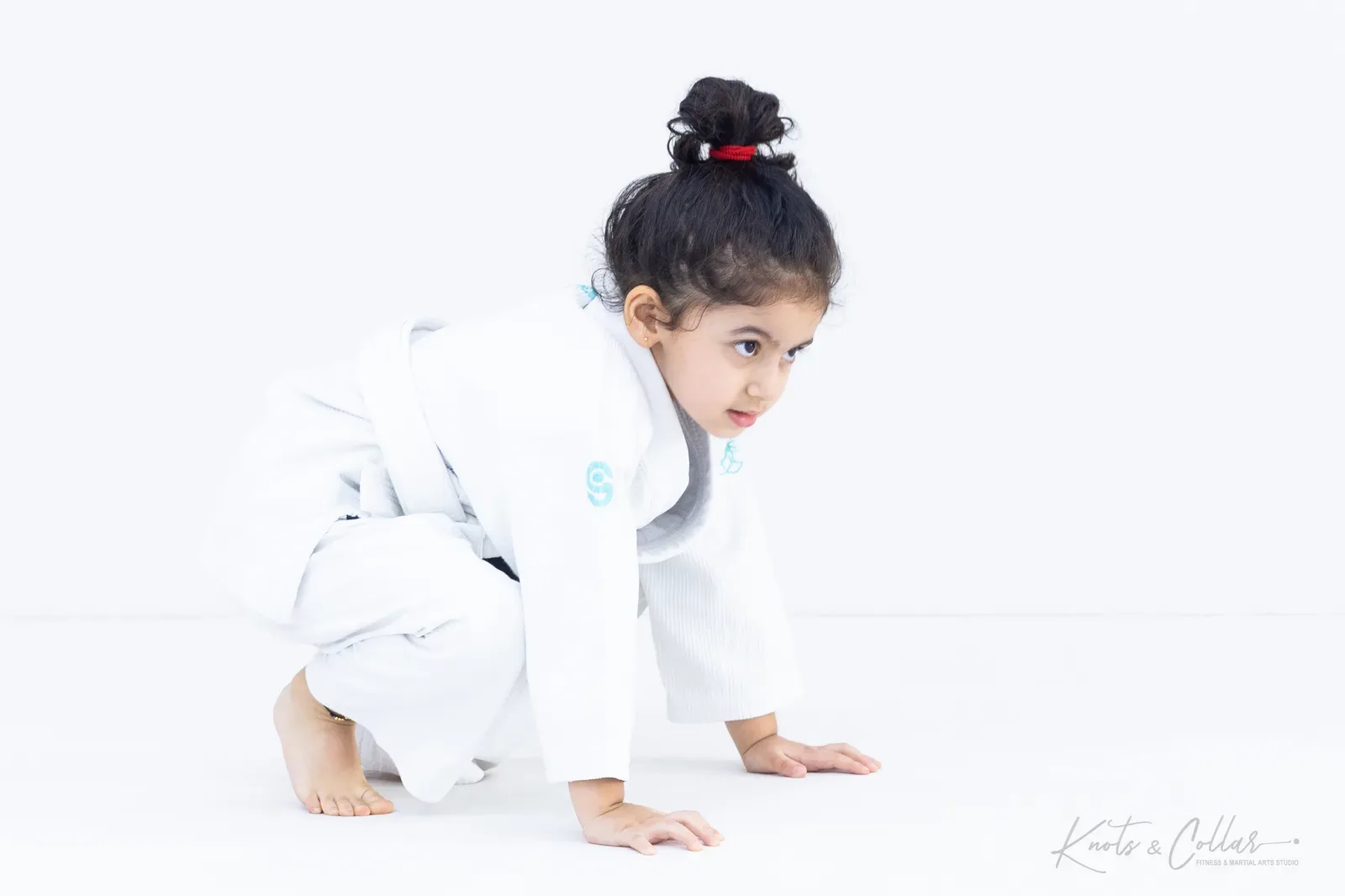 Kids' Brazilian Jiu-Jitsu class at Knots & Collar, Defence Colony, New Delhi, India