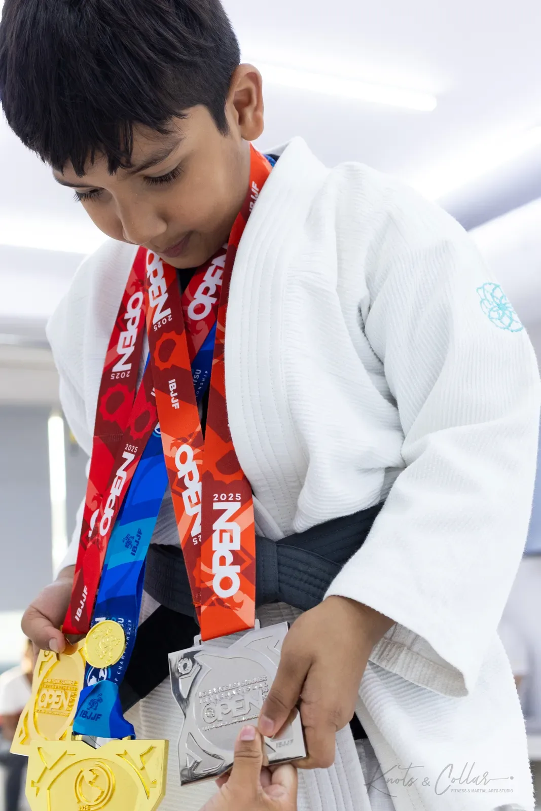 Kids' Brazilian Jiu-Jitsu class at Knots & Collar, Defence Colony, New Delhi, India