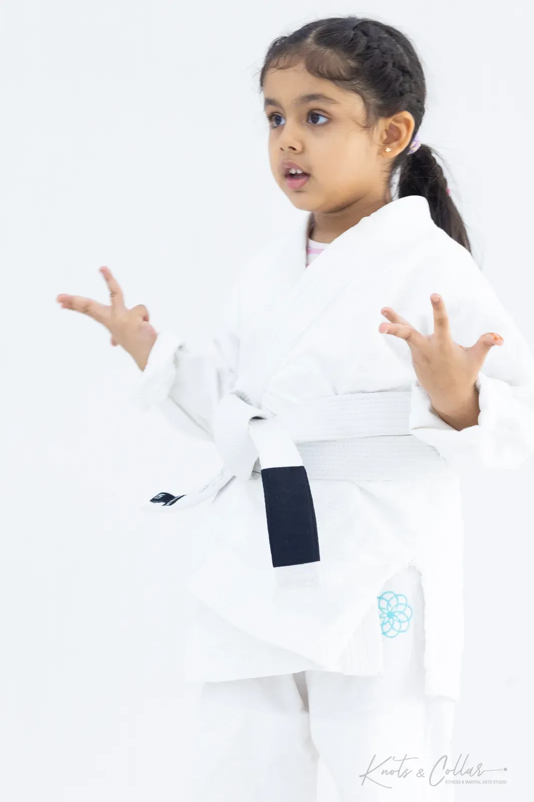 Kids' Brazilian Jiu-Jitsu class at Knots & Collar, Defence Colony, New Delhi, India