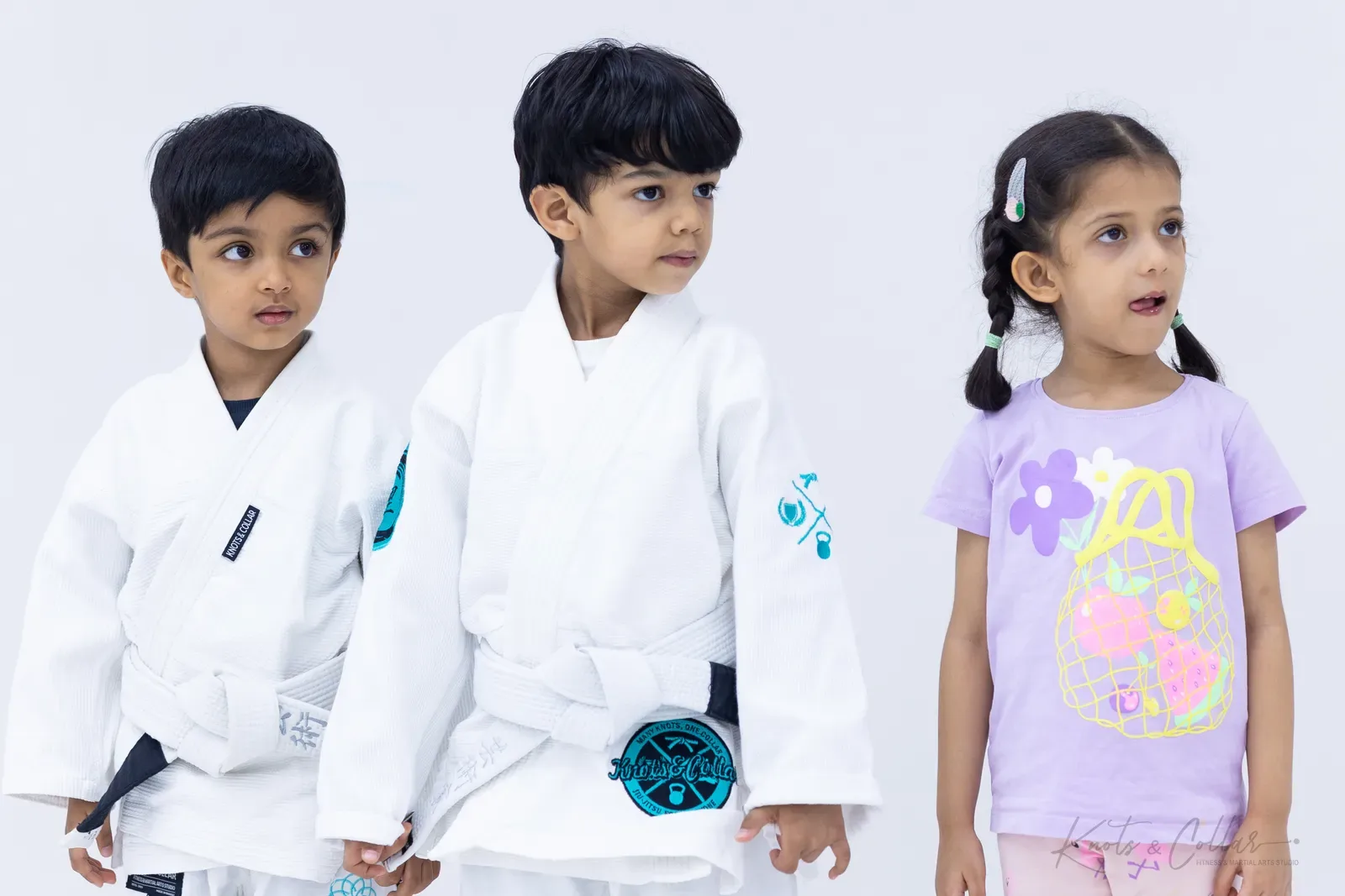 Kids' Brazilian Jiu-Jitsu class at Knots & Collar, Defence Colony, New Delhi, India