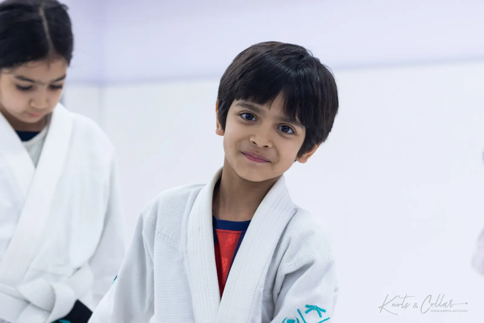 Kids' Brazilian Jiu-Jitsu class at Knots & Collar, Defence Colony, New Delhi, India