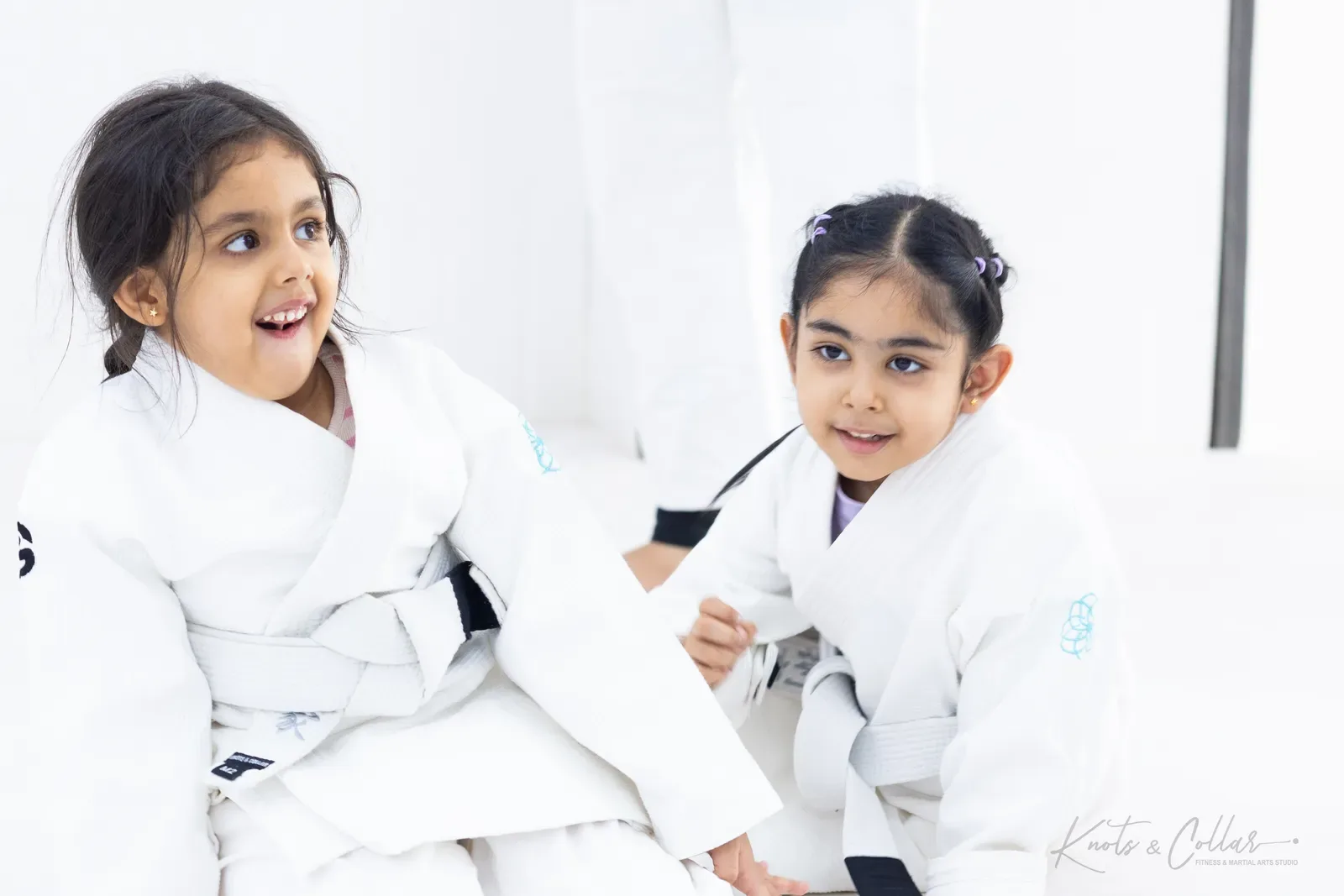 Children training Brazilian Jiu-Jitsu at Knots & Collar, Defence Colony, New Delhi, India